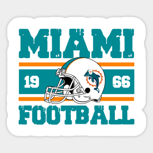 Miami football Sticker